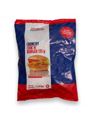Salomon Crunchy Chickn Burger135g 1.5kg