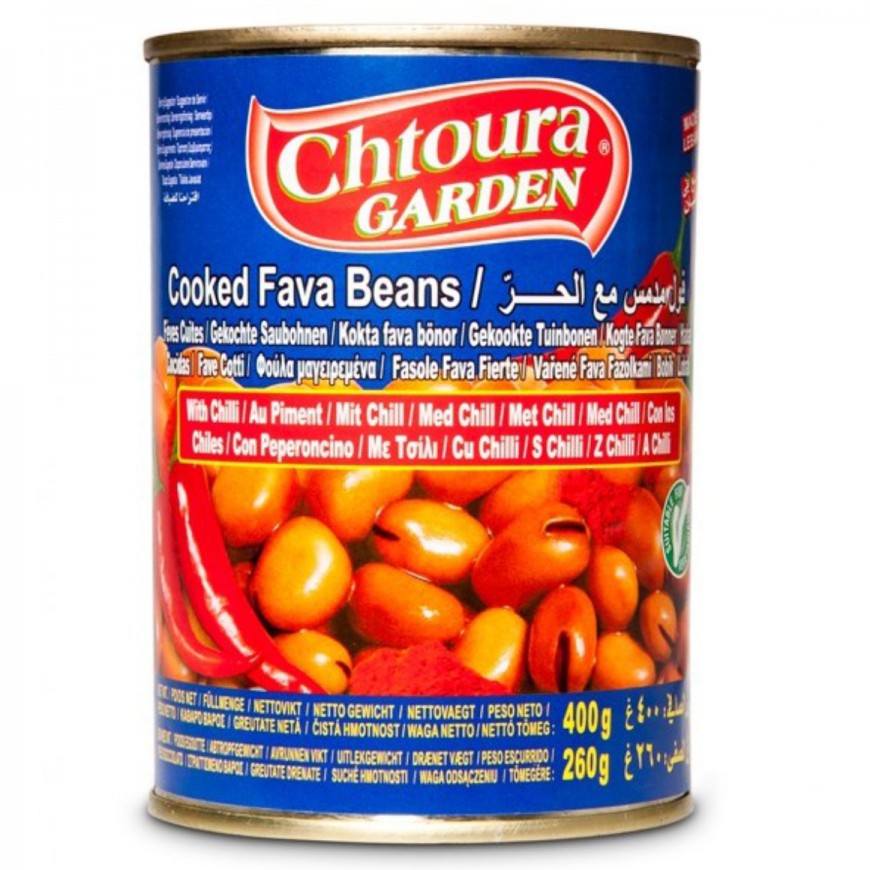 Chtoura Garden Saubohnen Chilli 24X400g