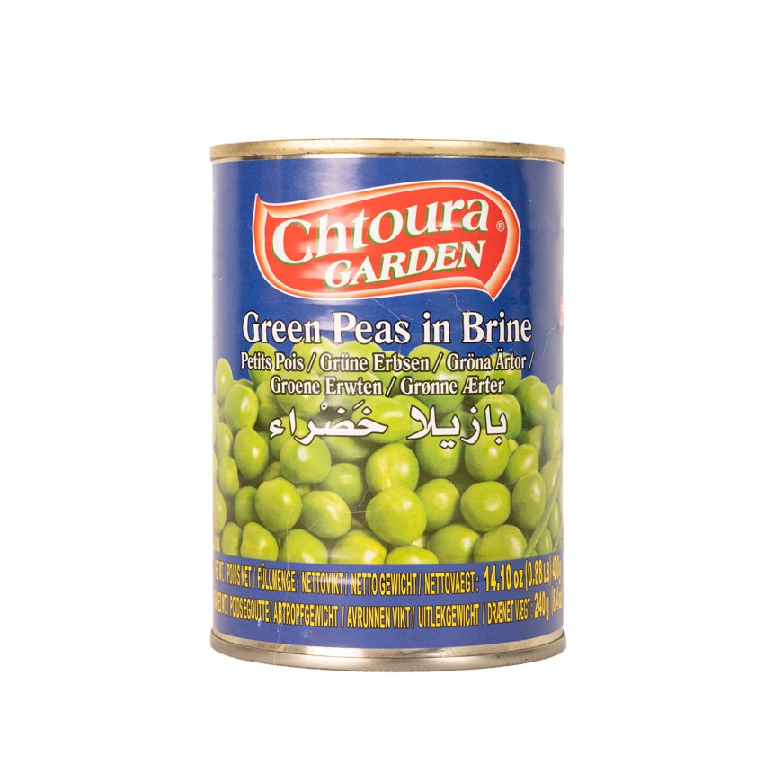 Chtoura Garden grüne Erbsen 24X400g