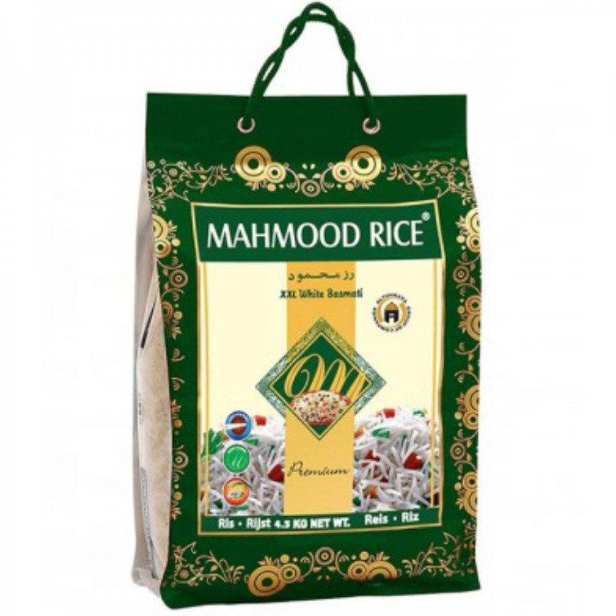 Mahmood grüne Basmati Reis 4X4.5 Kg