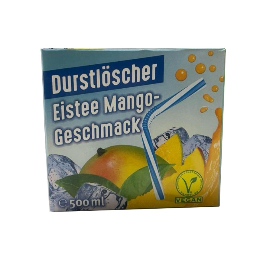 Durstlöcher Eistee Mango 12x500 ml