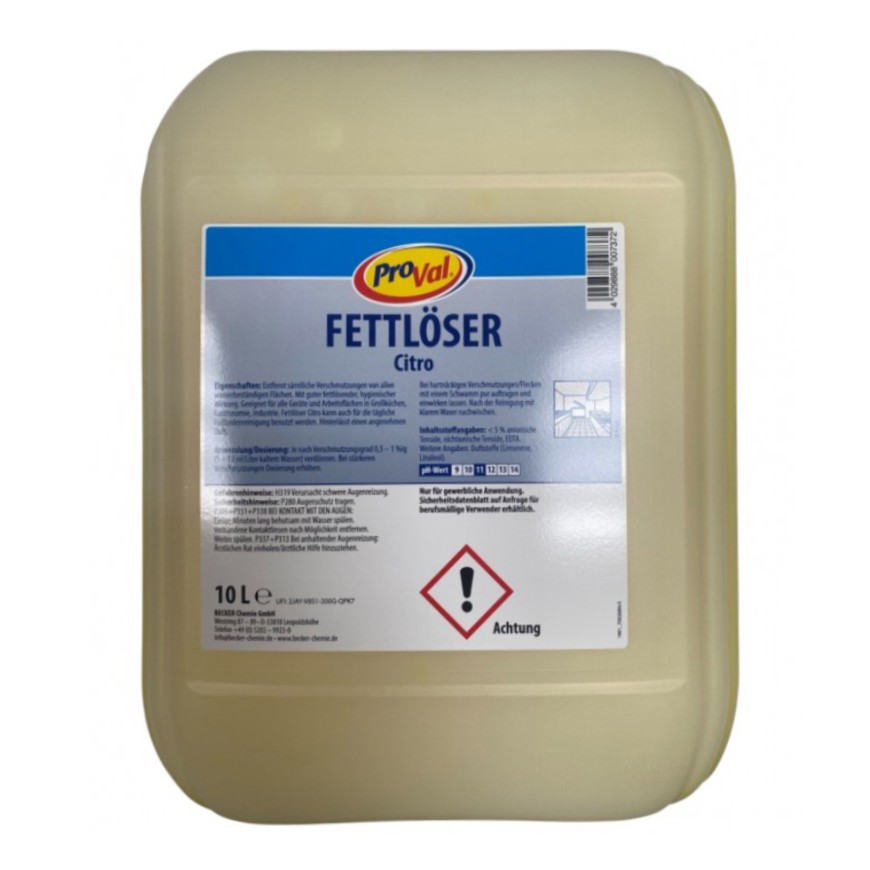 ProVal Reiniger Fettlöser Cetro  1x10L