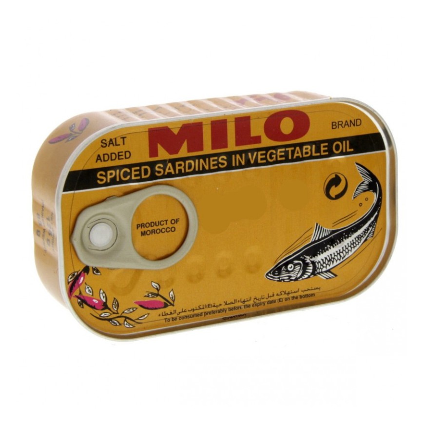 Melo scharf Sardine 50X125 Gr