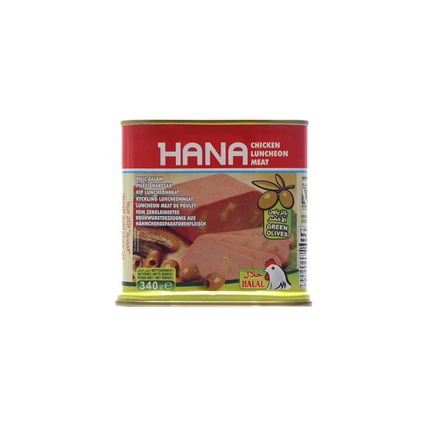 Hana hähnchen Mortadella Oliven 24X340 Gr