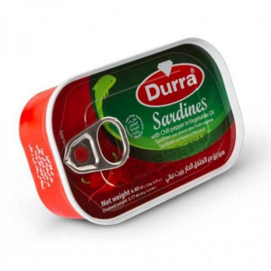 Durra Sardine Scharf 50X125g