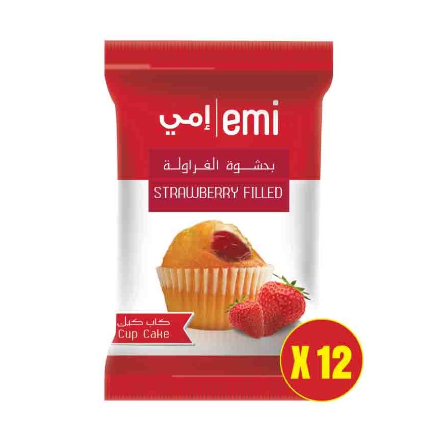 EMI CupCake Strawberry 12x(12x35g)