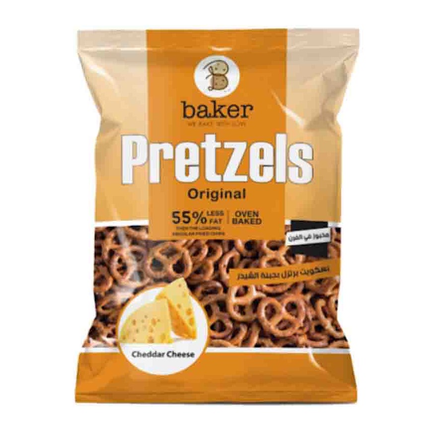 Baker Pretzel-Cheese 12x250g