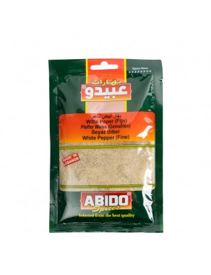 Abido weisser Pfeffer Fein 10X50 Gr