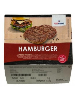 FOOD WORK Hamburger Fleisch  40x125g