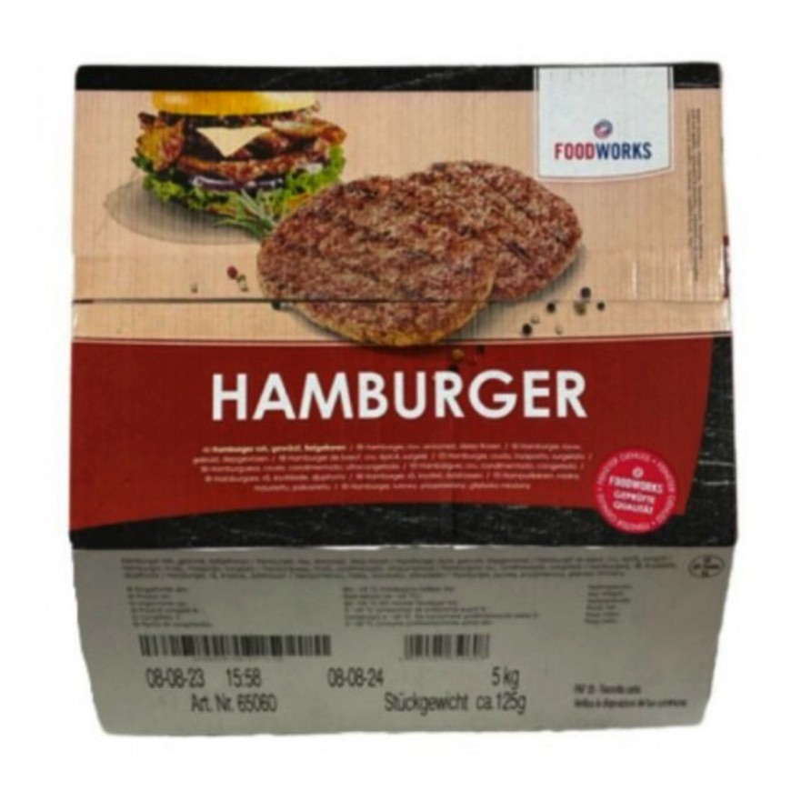 FOOD WORK Hamburger Fleisch  40x125g