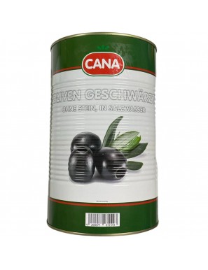 CANA Schwarze Oliven ohne Stein 4250 ml