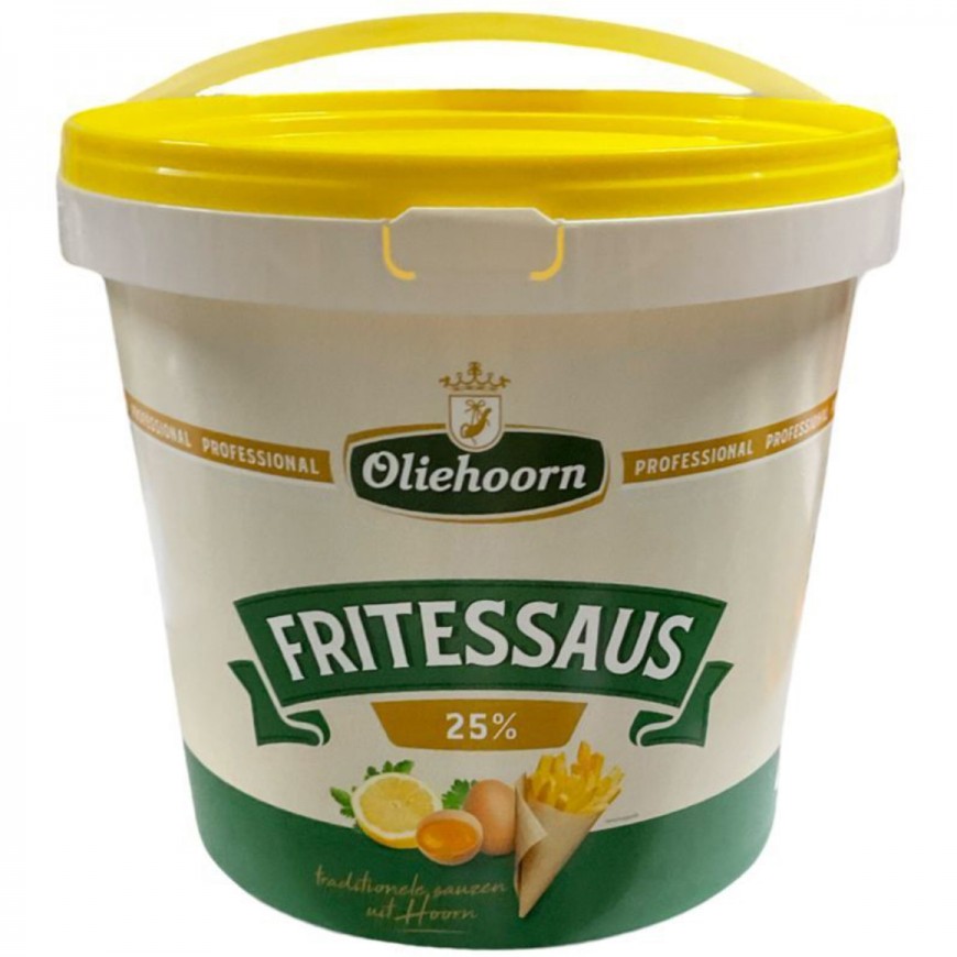 Oliehoorn Fritssaus 25% 10 Kg