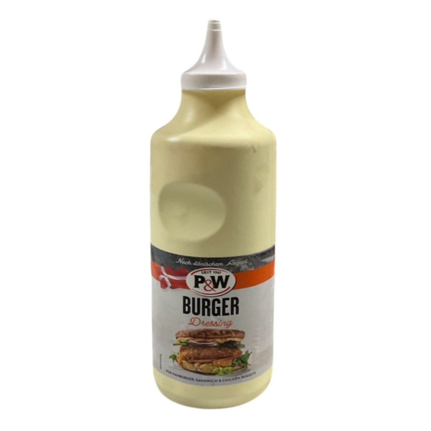 P&W Burger dressing 900g