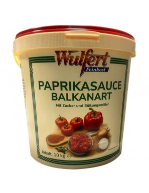 Wulfert Paprikasauce Balkanart 10kg