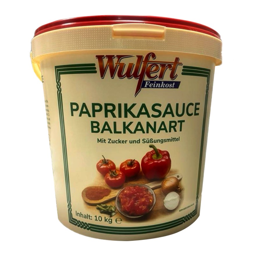 Wulfert Paprikasauce Balkanart 10kg