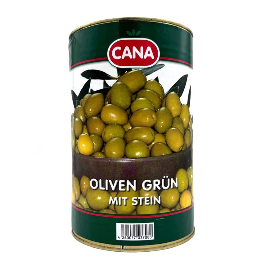 Cana Grun Oliven mit stein4250g