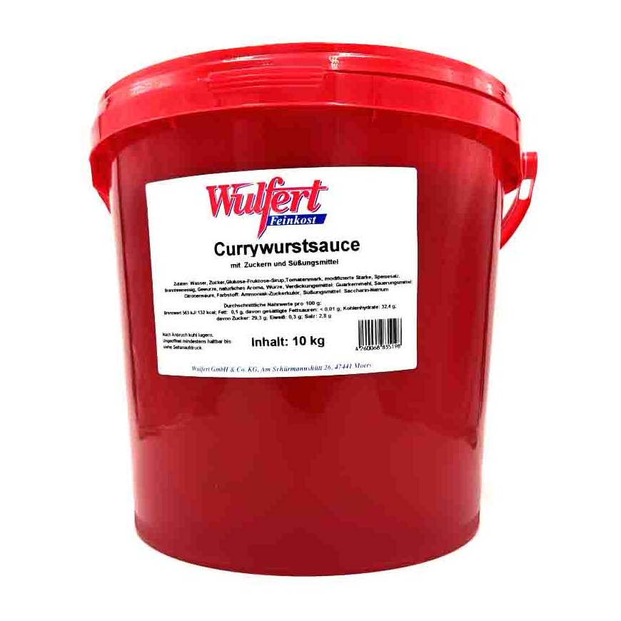 Wulfert Curry wurst sauce Eimer 10 kg