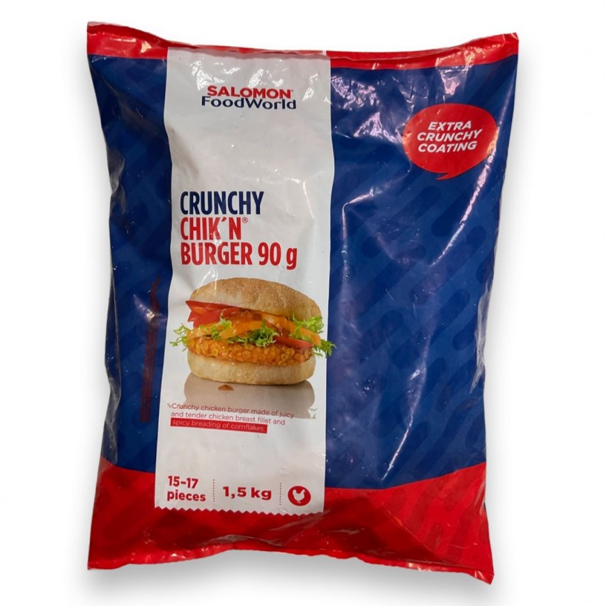 Salomon Crunchy chickn Burger 90g 1.5kg