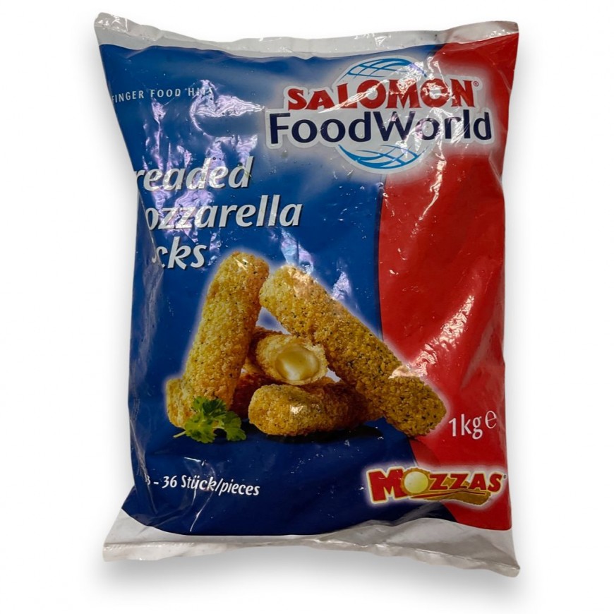 Salomon Mozzarella Sticks breaded  1kg