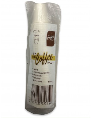 Kaffeebecher Espresso to go  20X50St