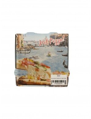 Pizza Karton 20x20x4 cm Weiß 100st