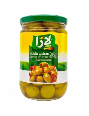 لارا زيتون محشي بفلفل 12X375g