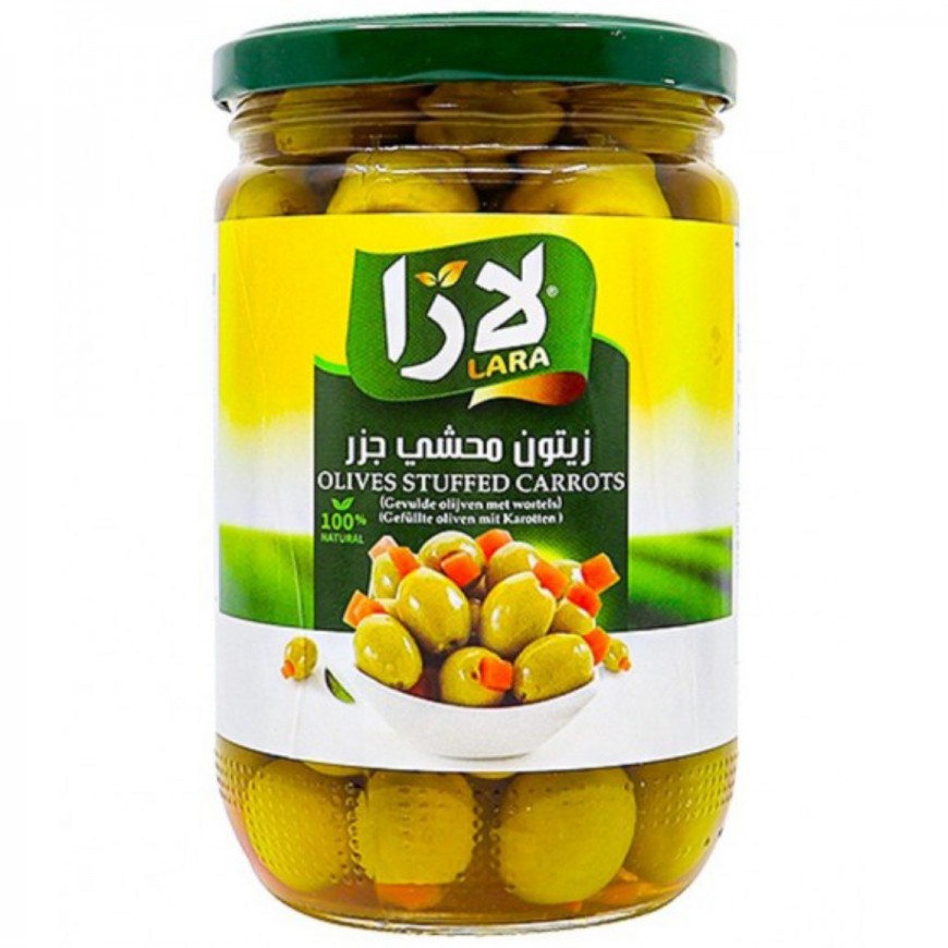 لارا زيتون محشي بجزر 12X375g