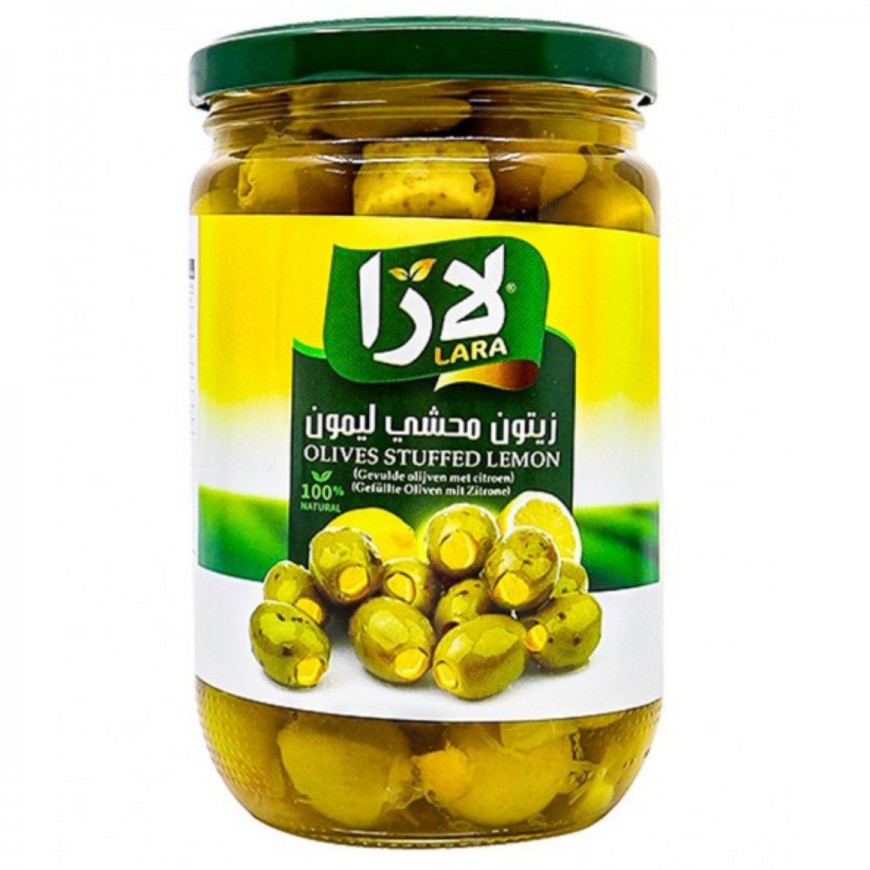 لارا زيتون محشي بليمون 12X375g