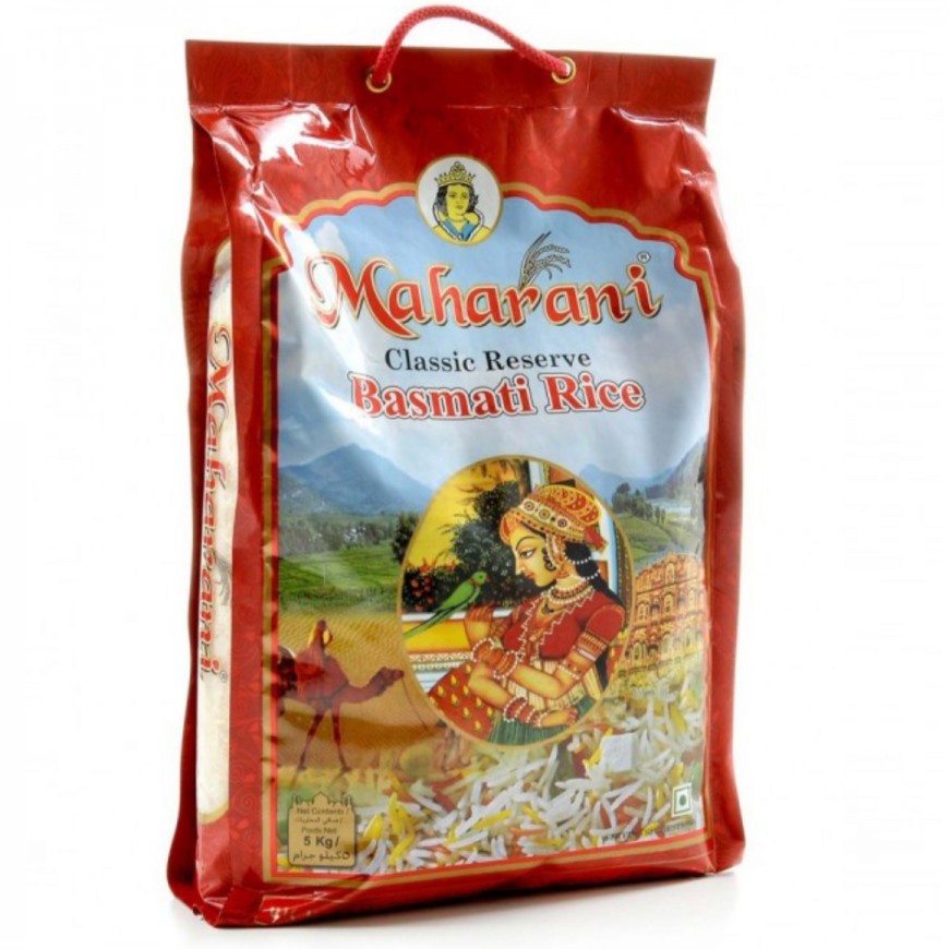 Maharani Basmati  Reis Rot 4X5 Kg