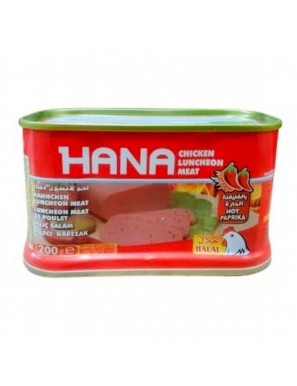 Hana scharfe hähnchen Mortadella 24X200 Gr