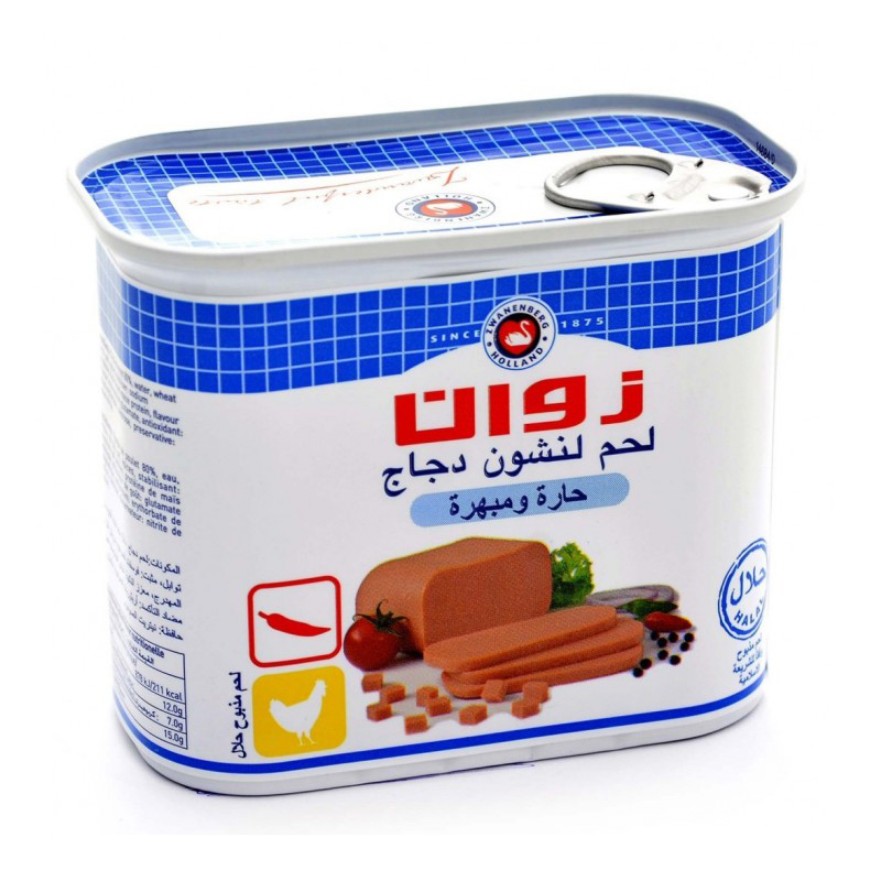 زوان مرتديلا دجاج حار 12X340 Gr