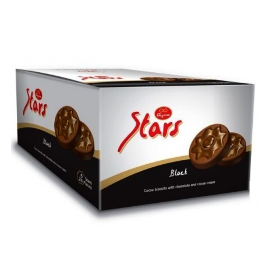 ستارس بسكويت أسود 12X(12X34g)