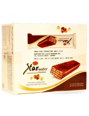 Stars Waffel Haselnuss 12X(12X30g)