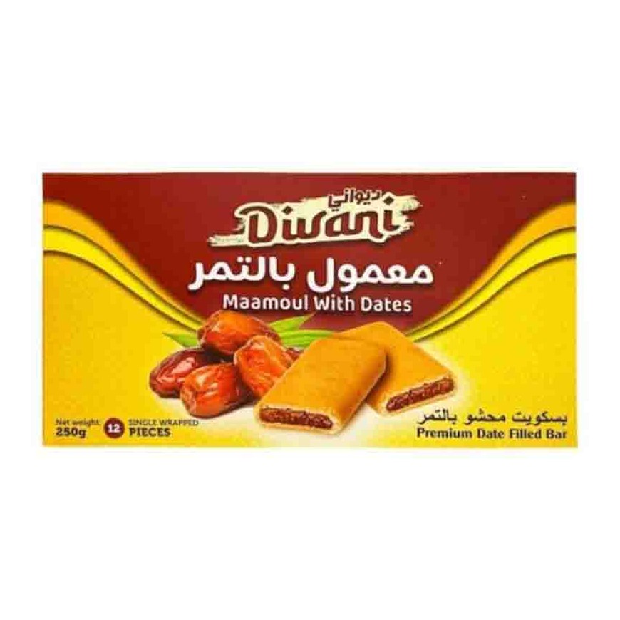 Divani Maamoul with date 18×250g