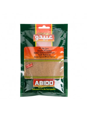 Abido sieben Gewürze 10X50 Gr