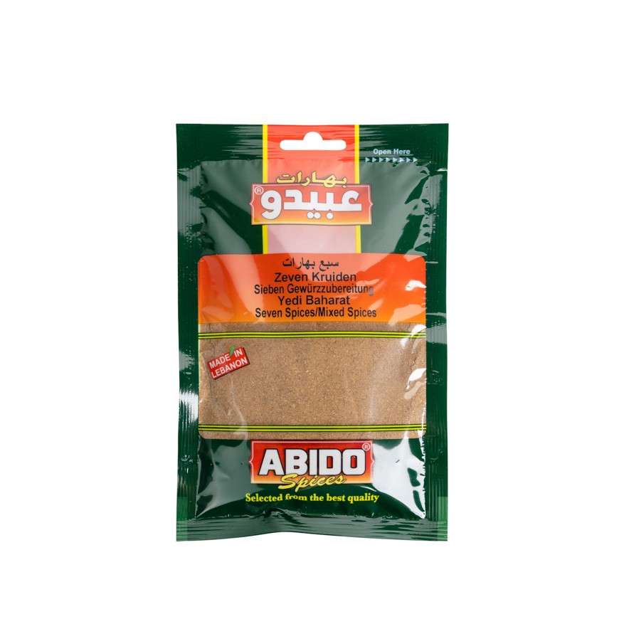 Abido sieben Gewürze 10X50 Gr