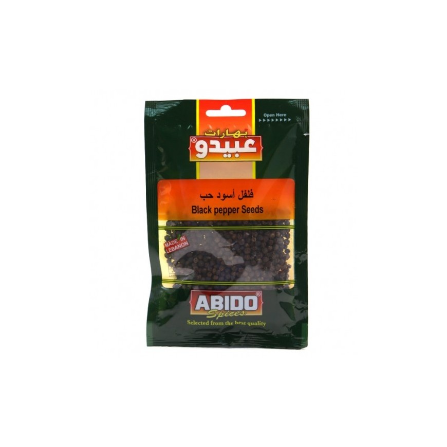 Abido schwarzer Pfeffer Kerne 10X50 Gr