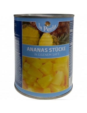 La Perla Ananas Stucke 560g