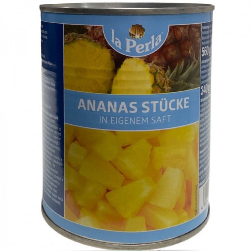 La Perla Ananas Stucke 560g