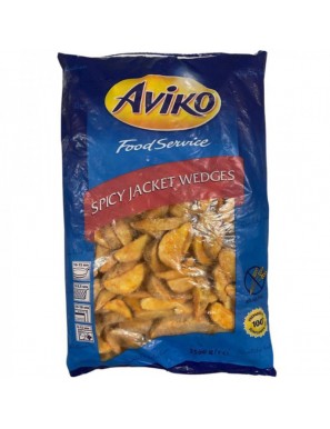 AVIKO Spicy Jacket Wedges Pommes 4x2.50kg