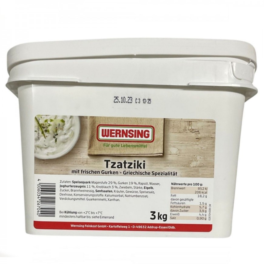 Wernsing Tzatziki 3kg