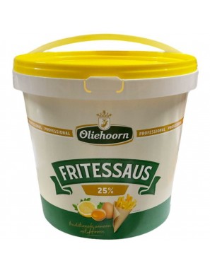 Oliehoorn Fritssaus 25% 10 Kg