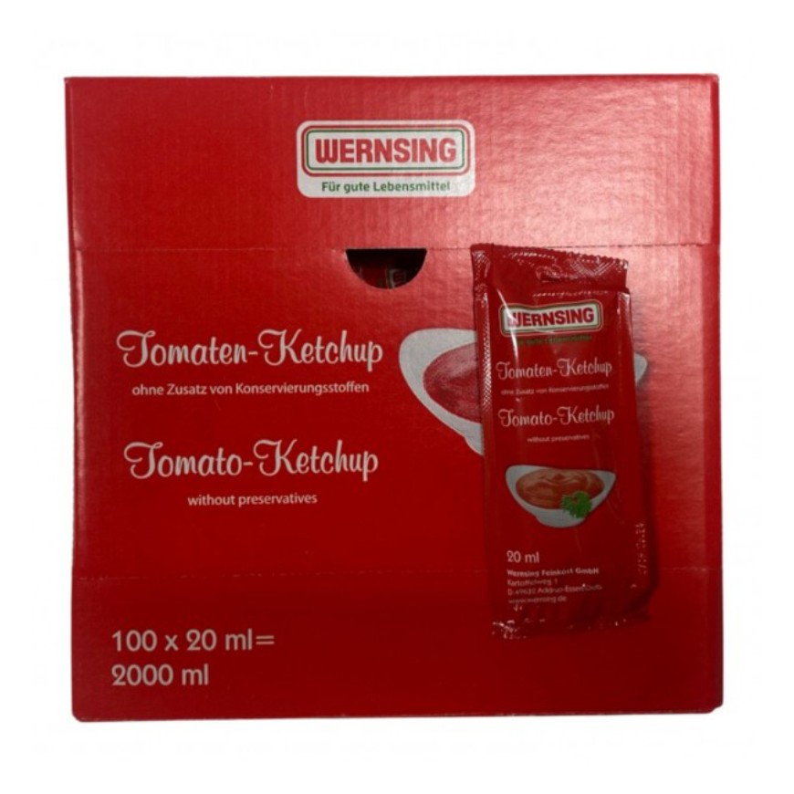 Wernsing Tomaten Ketchup 100x20ml