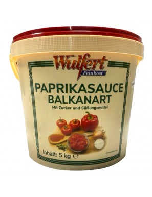 Wulfert Paprikasauce Balkanart 5kg