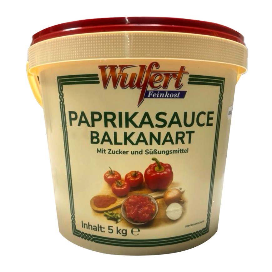 Wulfert Paprikasauce Balkanart 5kg