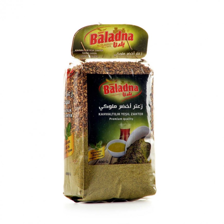 بلدنا زعتر اخضر 12X400 Gr