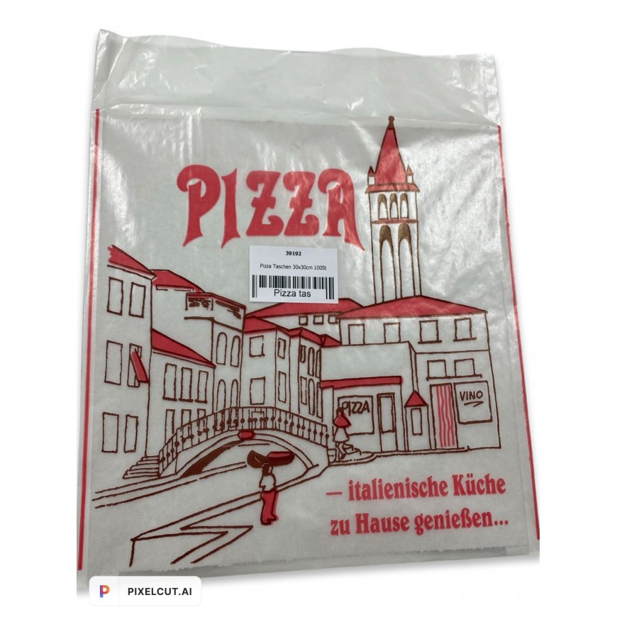 Pizza Taschen 30x30cm 100St