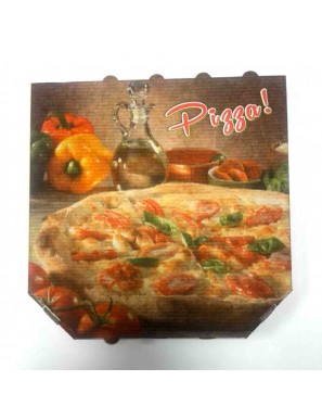 PIZZA BOX 29X29X3 TREVISO TOP PICCANTE