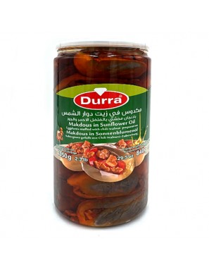 الدرة مكدوس بلاستيك  6x1050g