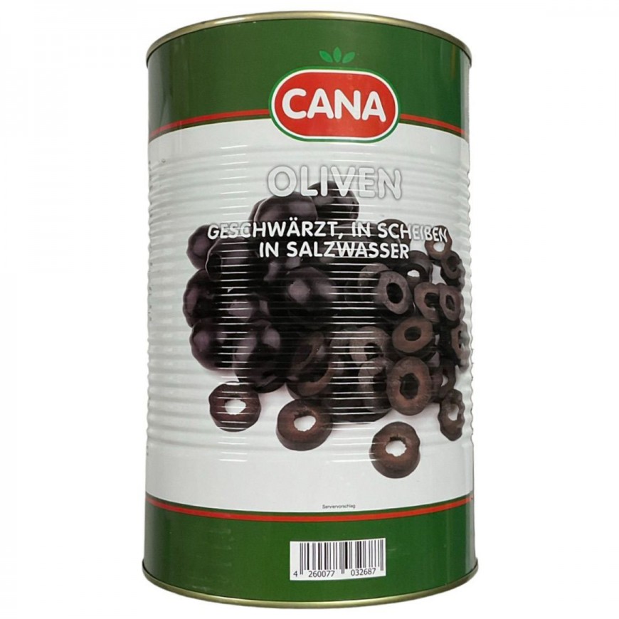 Cana Schwarze Oliven geschnitten 4150 g